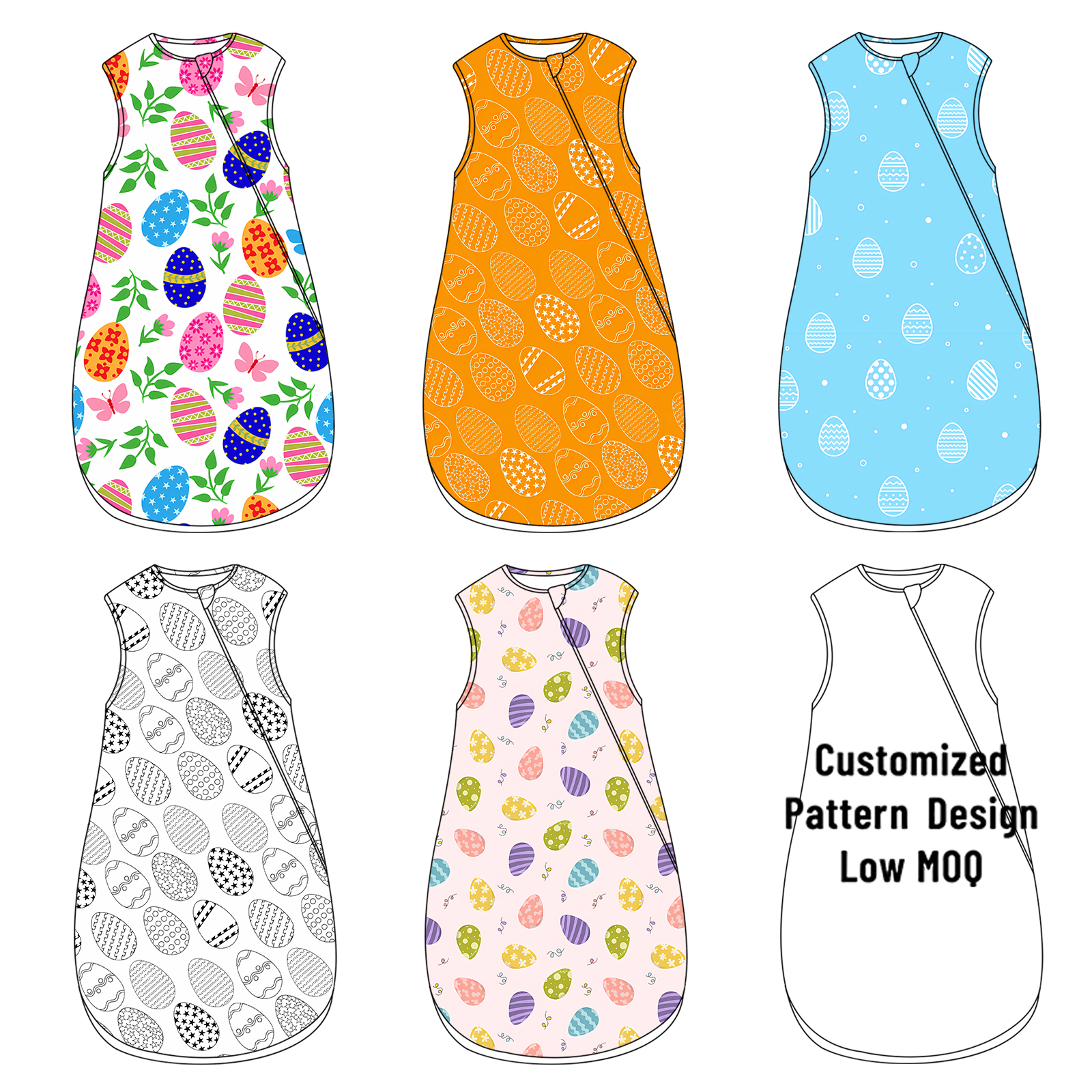 Organic Cotton Sleeping Bag 2.5 Tog Baby Sleep Sack Bulk Wholesale