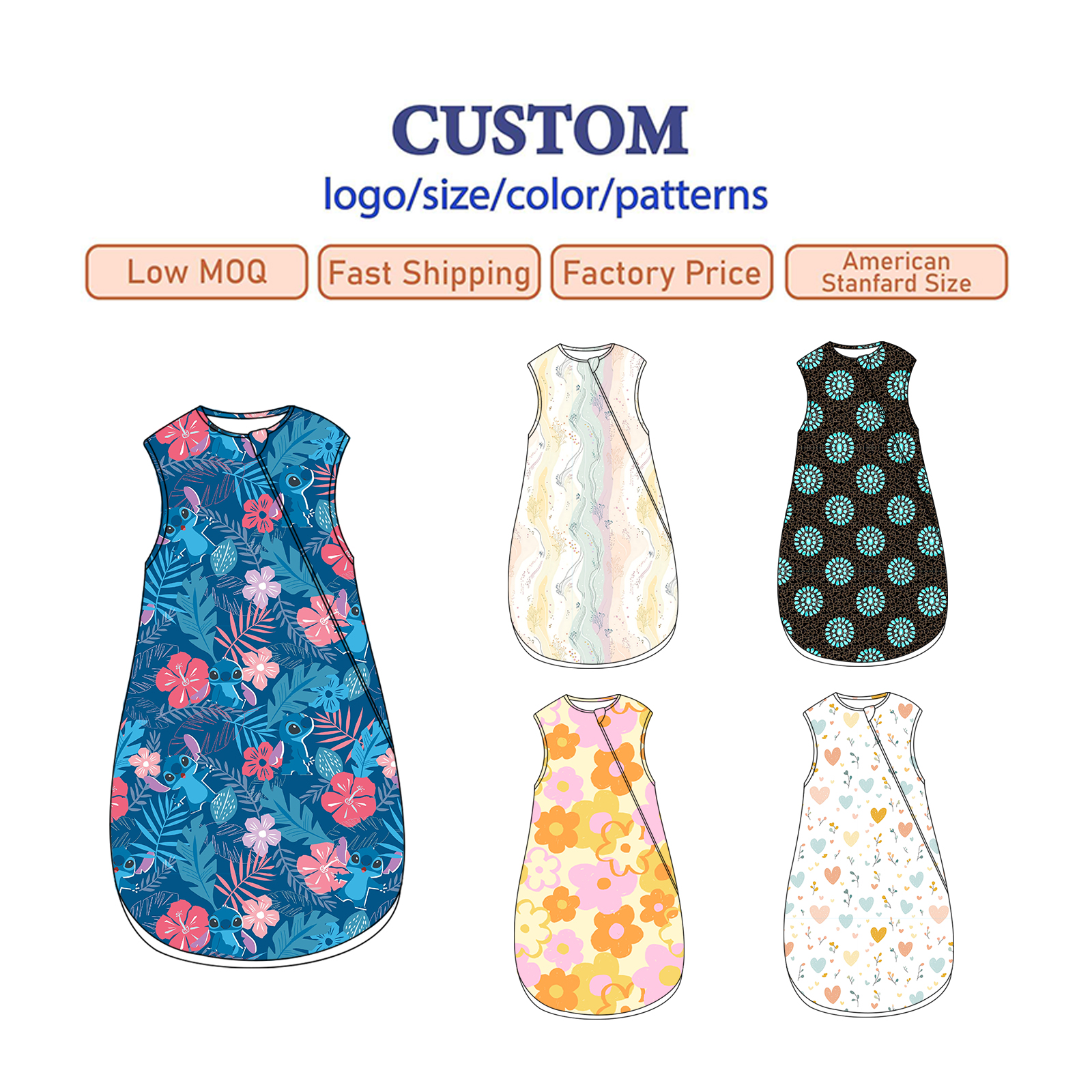 Swaddle Sleep Sack Baby Newborn Unisex Wearable Sleeping Bags Manufacturer
