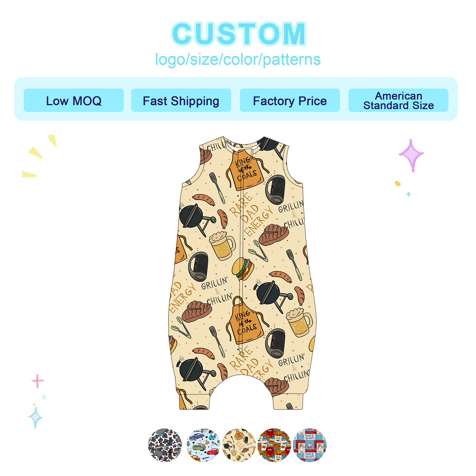Leading Bamboo Baby Sleep Sack Arms Free Direct Workshop with UKCA Marked