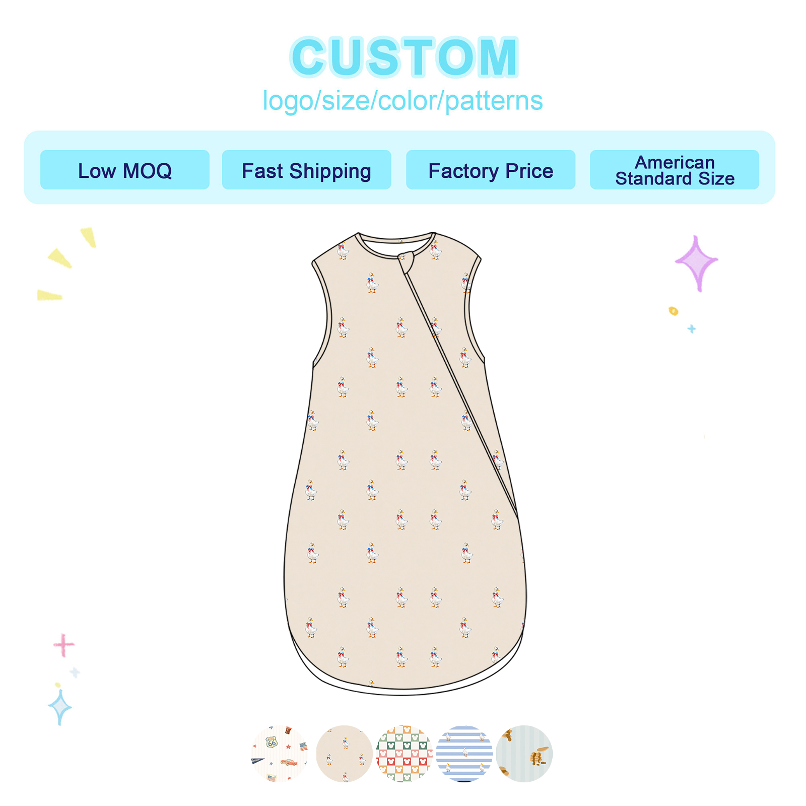 Verified Sleep Sack Baby Cpc Approved Blank Apparel Bulk Partner Fully Sedex Member Factory Complian