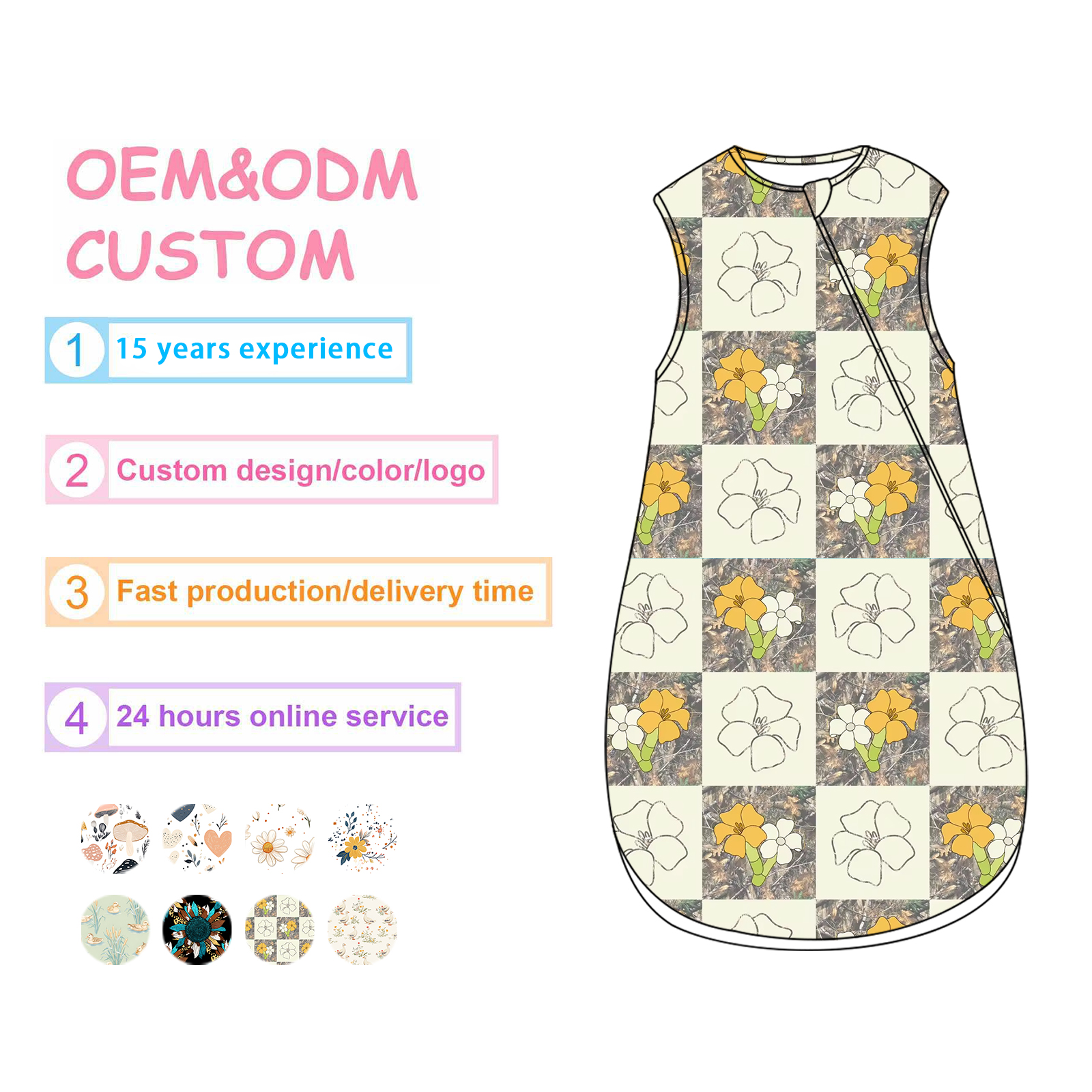Contract Quilted Sleep Sack With Sleeves Manufacturing Volume Order Discounts Hypoallergenic Certifi