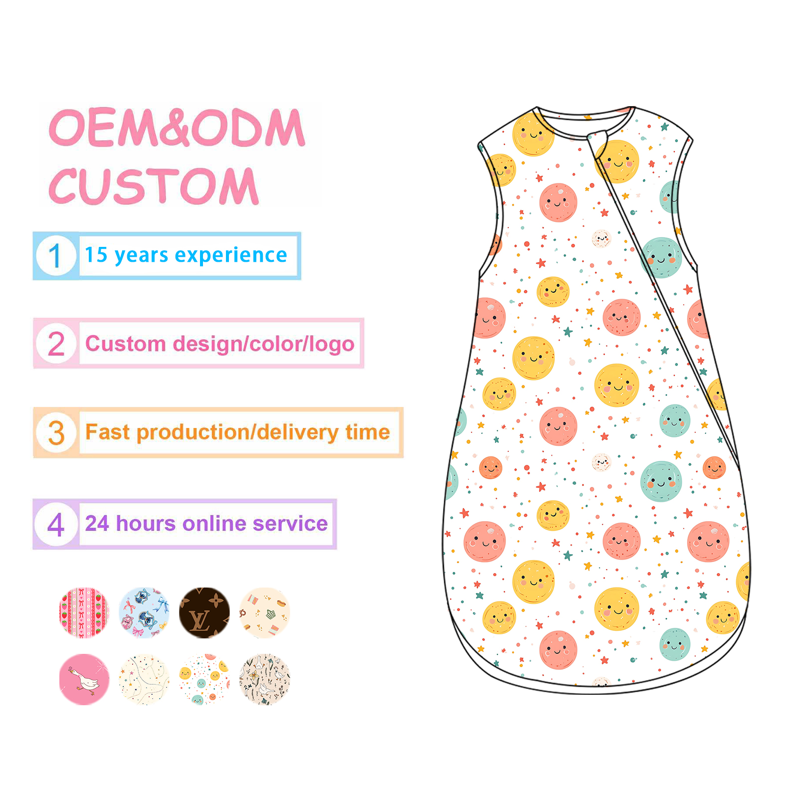 ODM Supplier Professional Baby Winter Sleep Bag Manufacturing